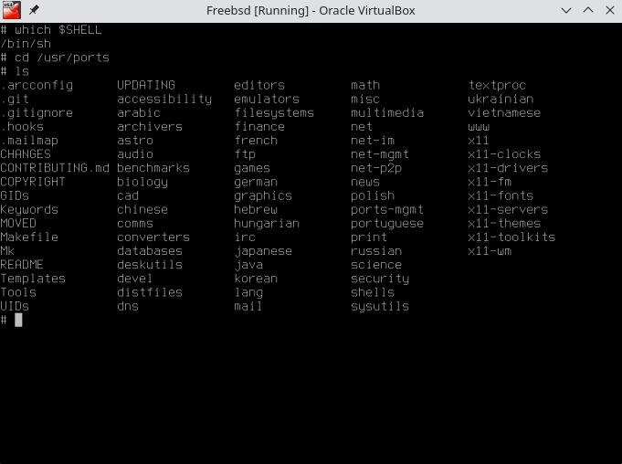 Struktur folder ports di FreeBSD